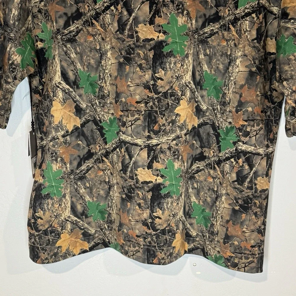 Amongst Others NYC Studio Men's Camouflage Leaves Boxy Fit SZ XLarge NWT - Picture 6 of 11